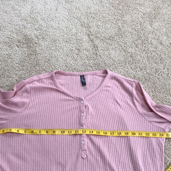 Ambrielle 2X s dusty pink two piece shorts /Top sleepwear set. - Picture 6 of 10